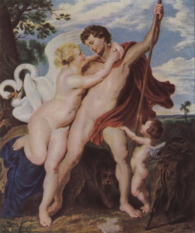 Venere e Adone da Peter Paul Rubens